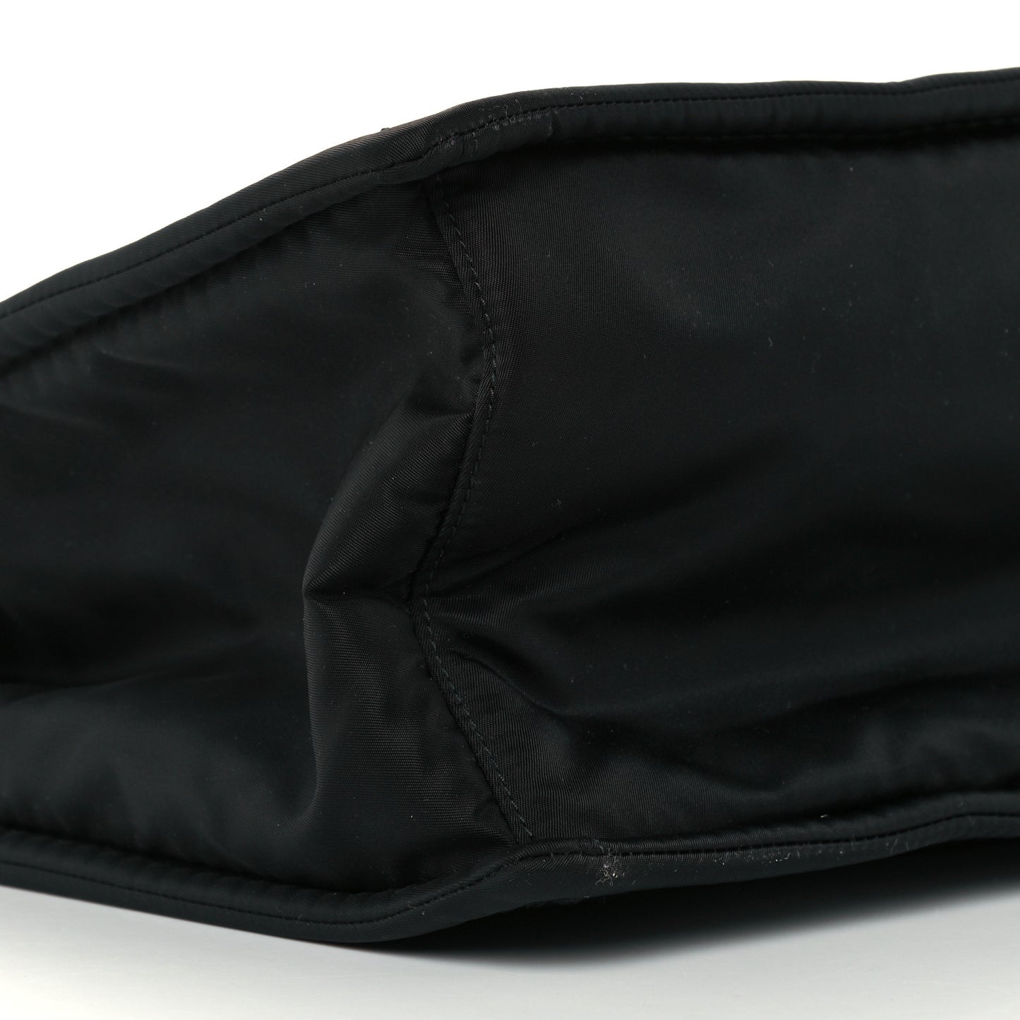 Tessuto Nylon Chain Tote Black