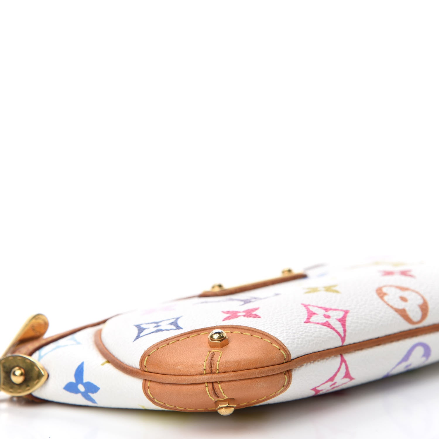Louis Vuitton Monogram Multicolor Pochette Milla MM White 6 of 10