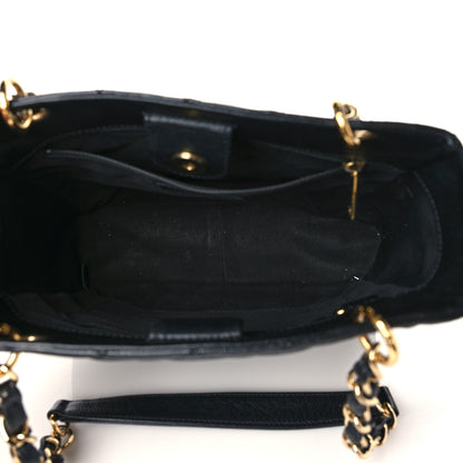 Chanel Caviar Quilted Petit Shopping Tote PST Black 4 of 9