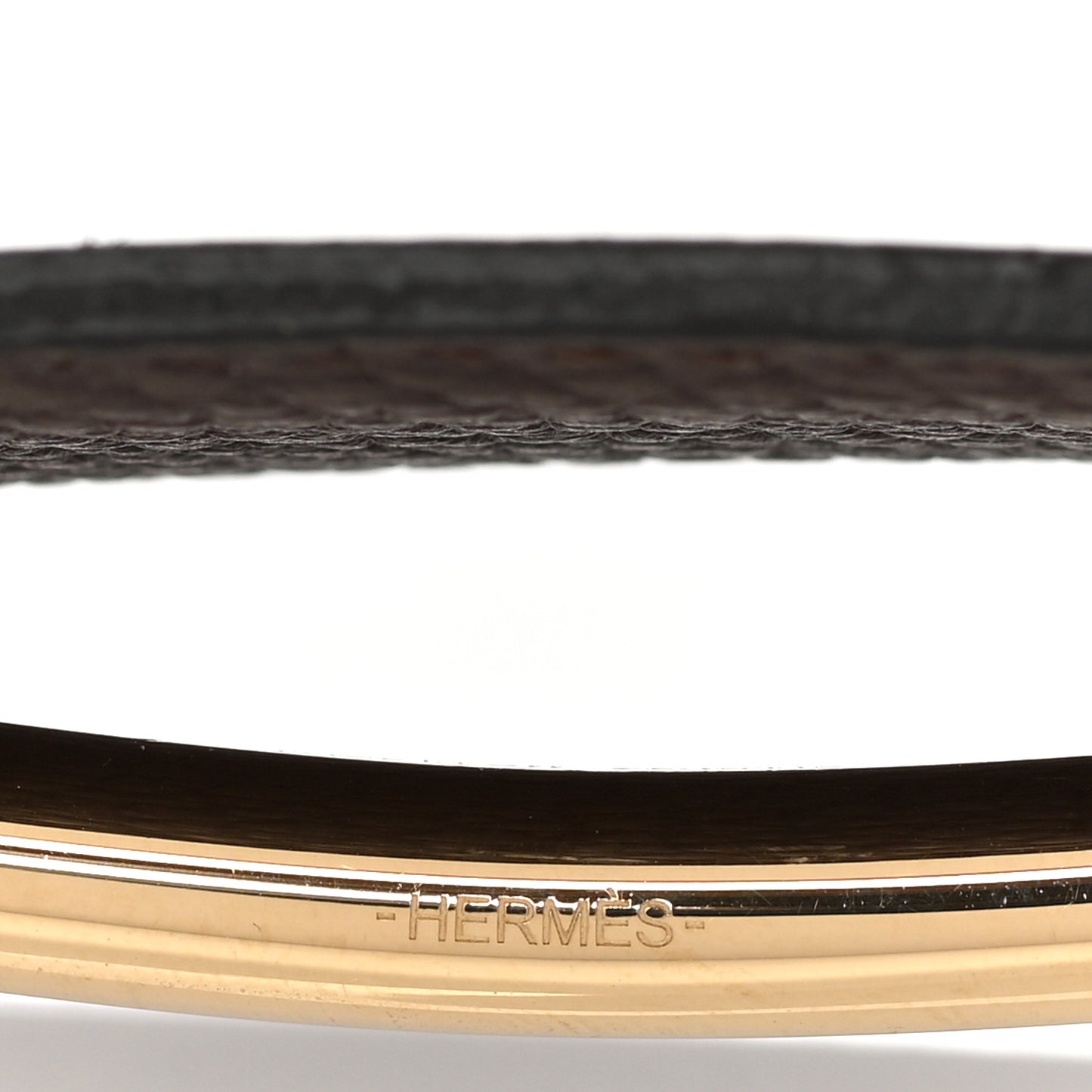 Togo Swift 32mm H d'Ancre Belt 115 46 Chocolate Black