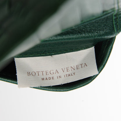 Bottega Veneta Nappa Intrecciato Bi-Fold Wallet Green 7 of 8