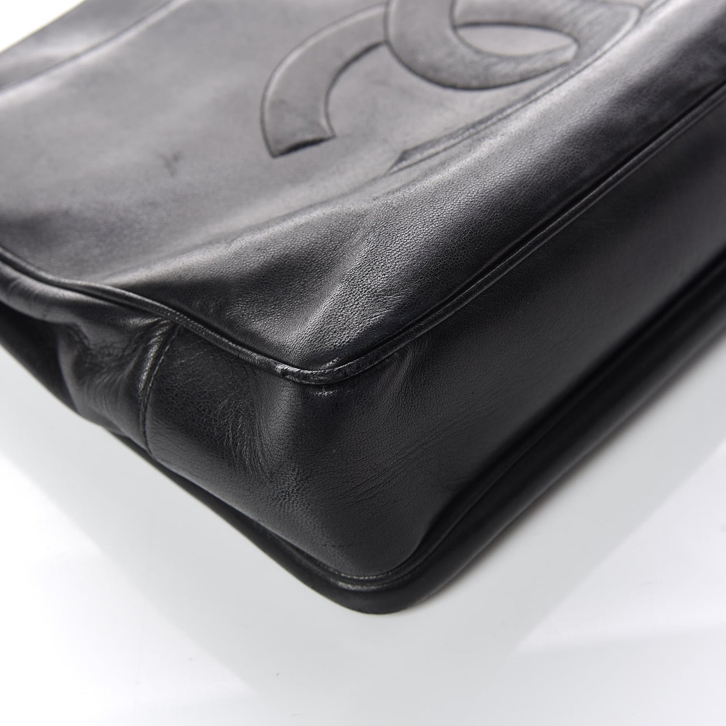 Lambskin CC Shoulder Bag Black