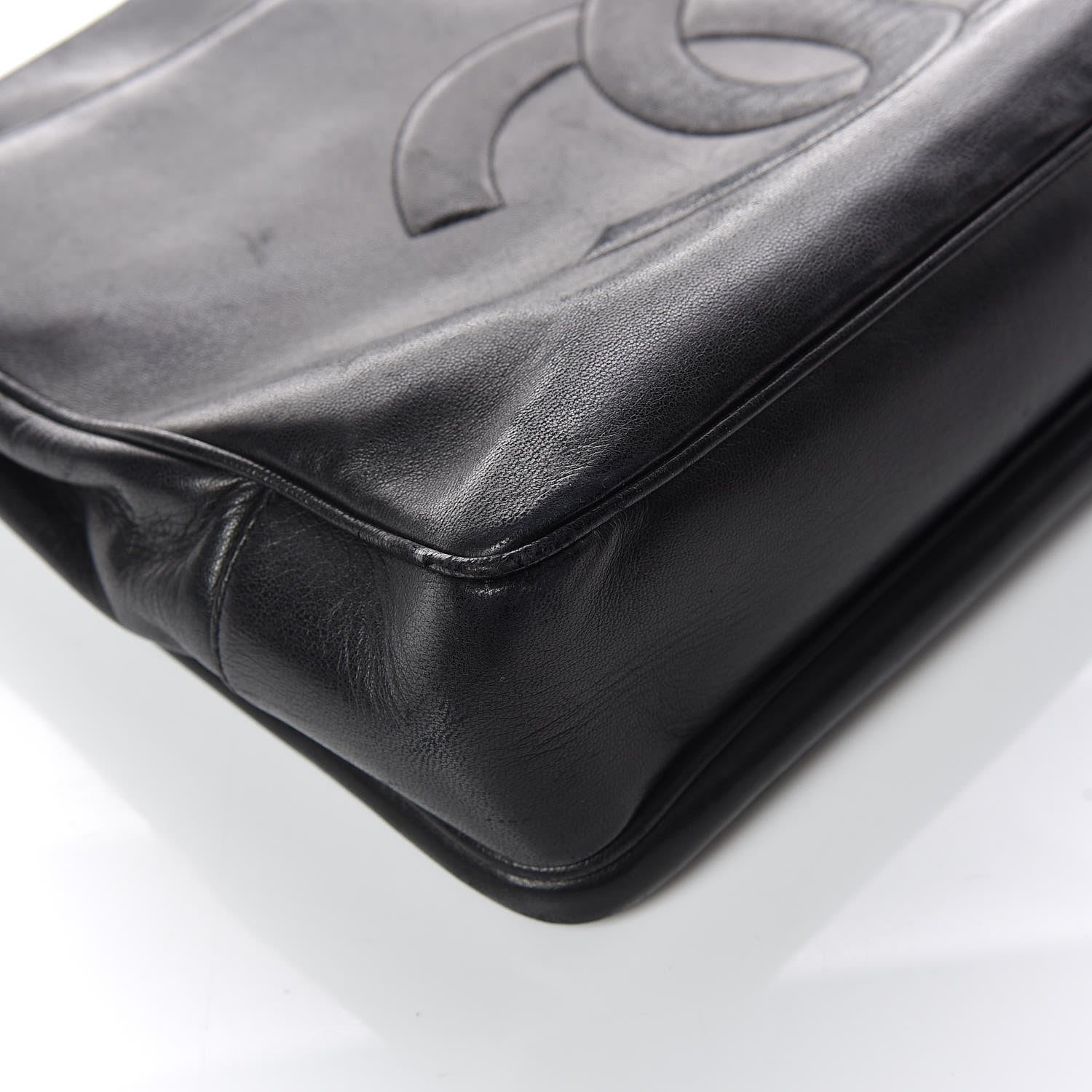 Chanel Lambskin CC Shoulder Bag Black 15 of 21