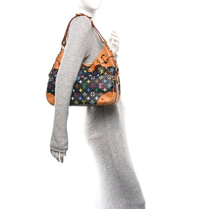 Louis Vuitton Monogram Multicolor Greta Black 2 of 9
