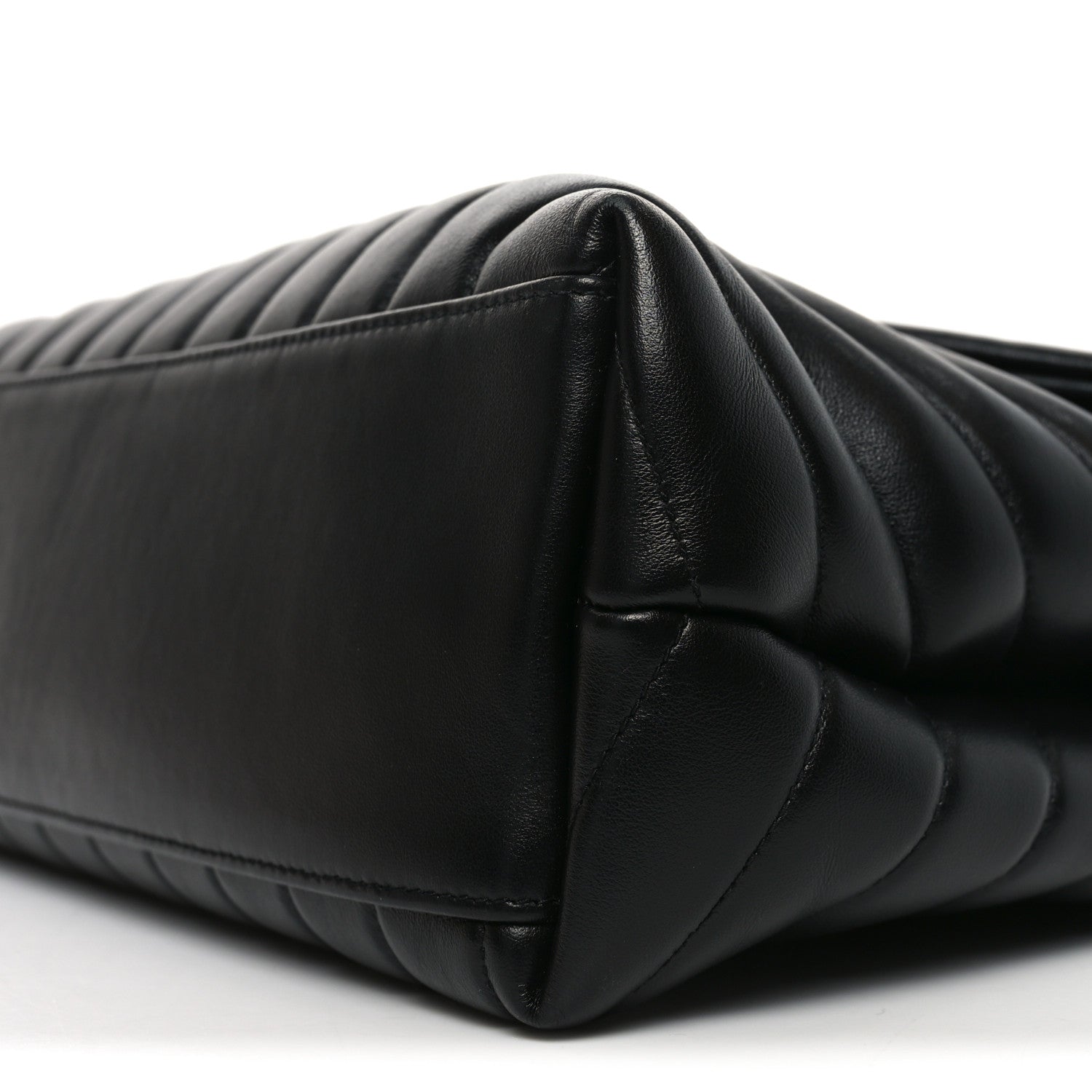 Saint Laurent Calfskin Y Quilted Monogram Medium Loulou Chain Satchel Black 10 of 10