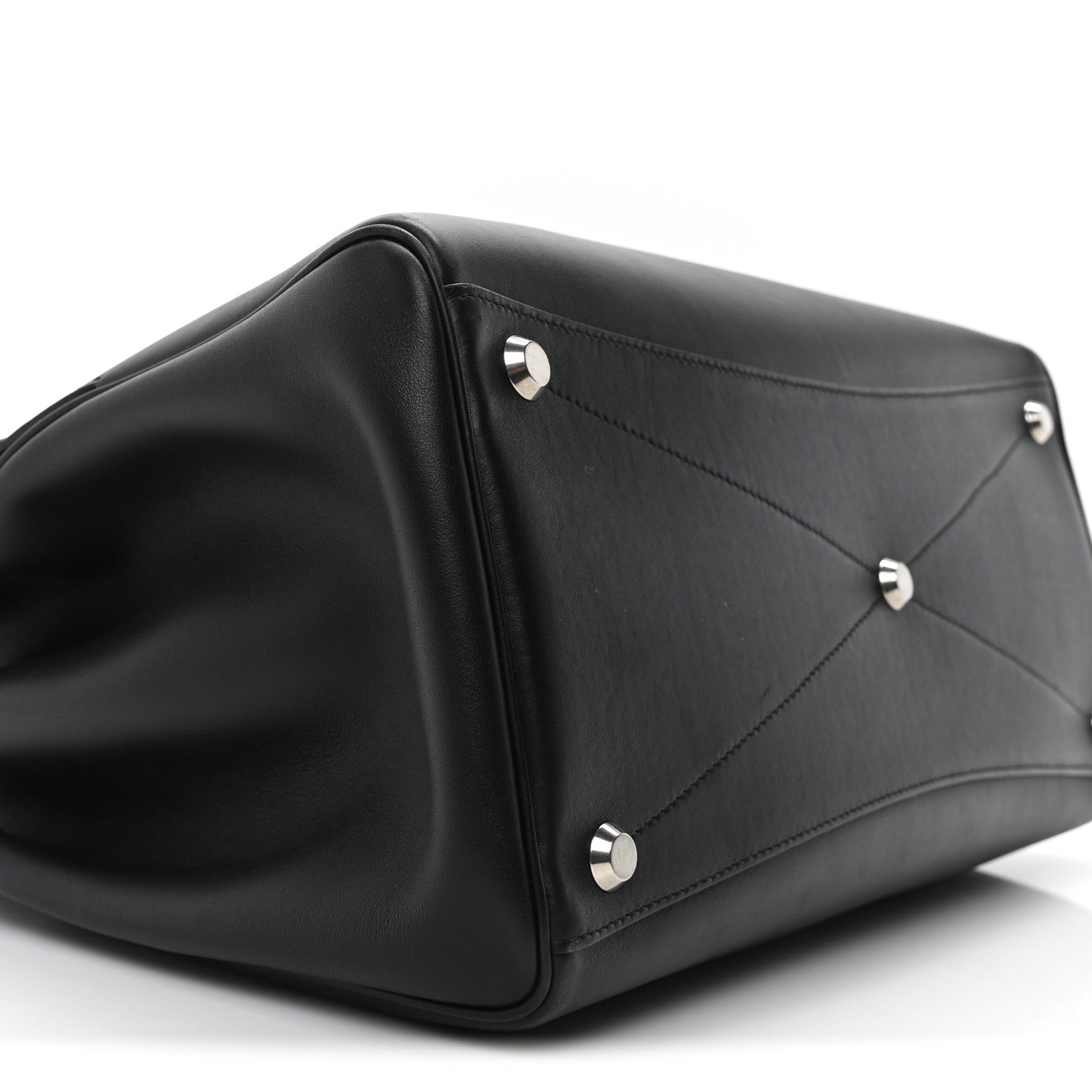 Balenciaga Smooth Calfskin Medium Bel Air Carry All Bag Black 8 of 9