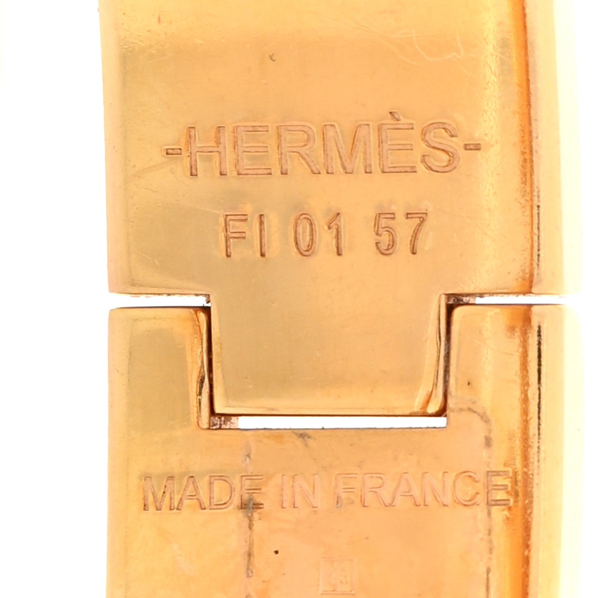 Enamel Narrow Clic Clac H Bracelet PM Ardoise