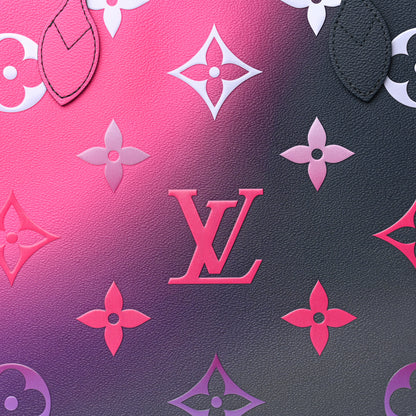 Louis Vuitton Monogram Giant Spring In The City Neverfull MM Midnight Fuchsia 8 of 10