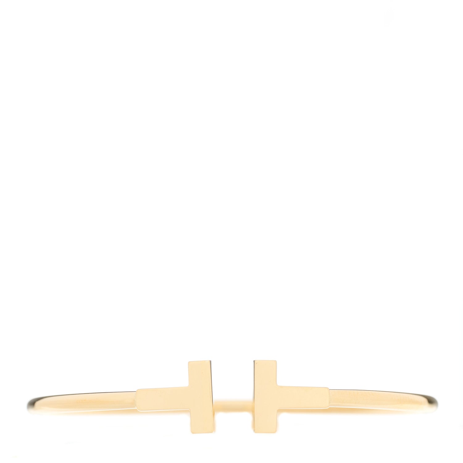 Tiffany 18K Yellow Gold T Wire Bracelet 1 of 4