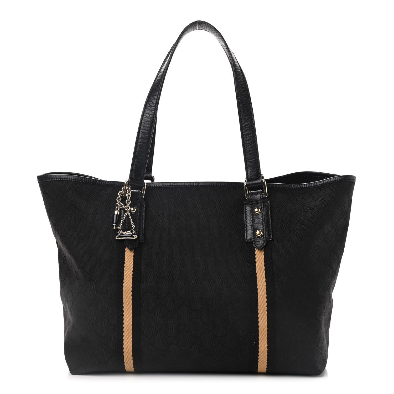 Gucci Monogram Large Jolicoeur Tote Black 1 of 12