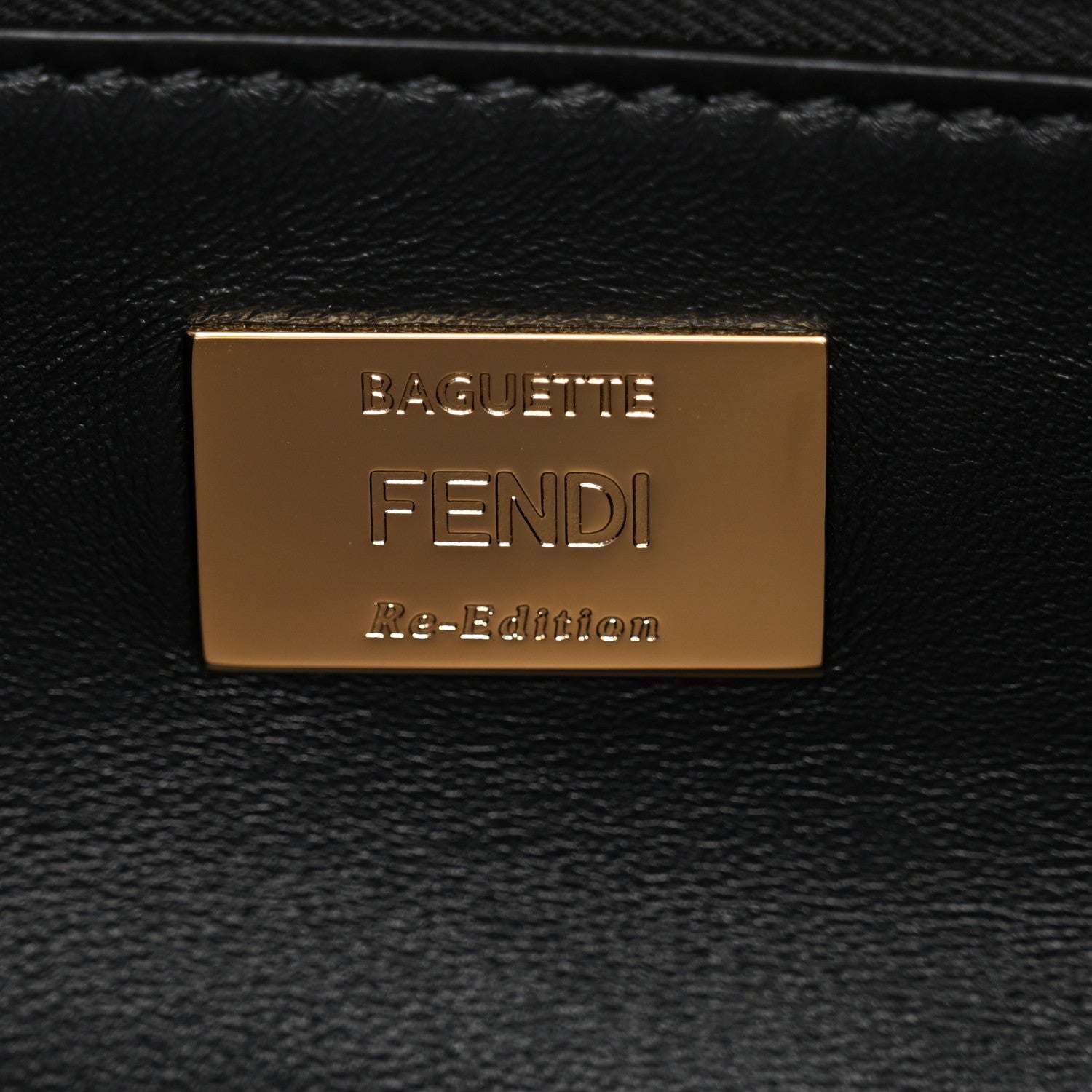 Fendi Calf Hair Baguette Black White 6 of 13
