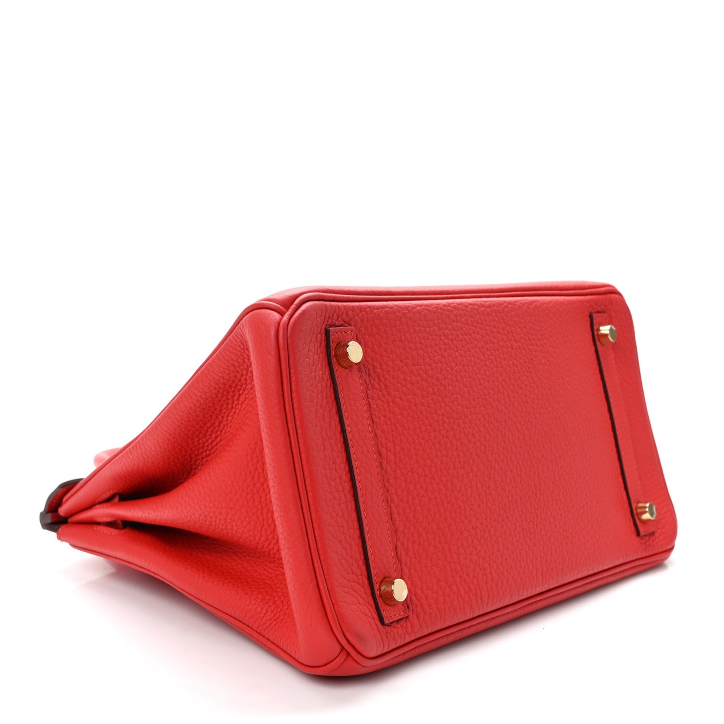 Taurillon Clemence Birkin 30 Rouge Tomate