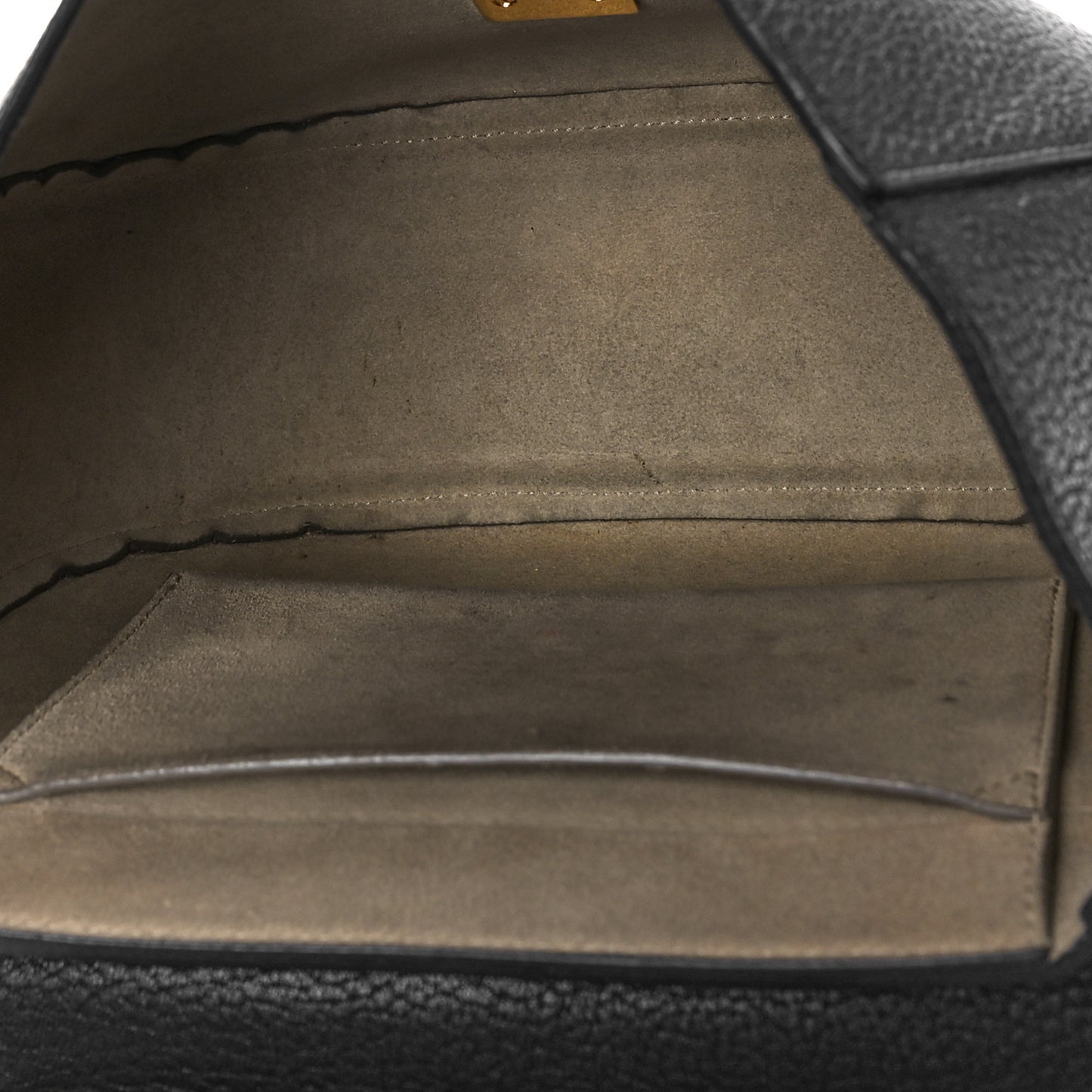 Grained Lambskin Mini Drew Shoulder Bag Black