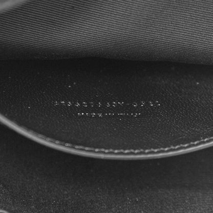 Saint Laurent Calfskin Crocodile Embossed Medium West Hollywood Monogram Fold-Over Black 7 of 11