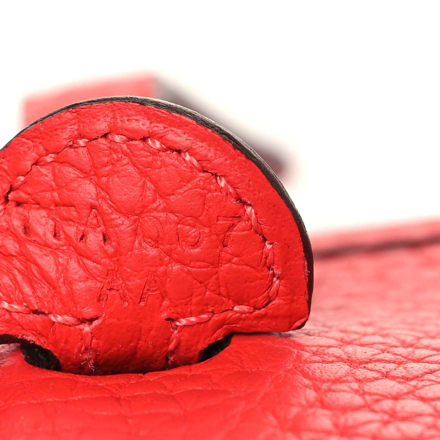 Hermes Taurillon Clemence Evelyne TPM Vermillion 6 of 8