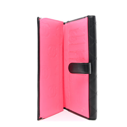 Chanel Calfskin Quilted Cambon Tri-Fold Wallet Black 6 of 9