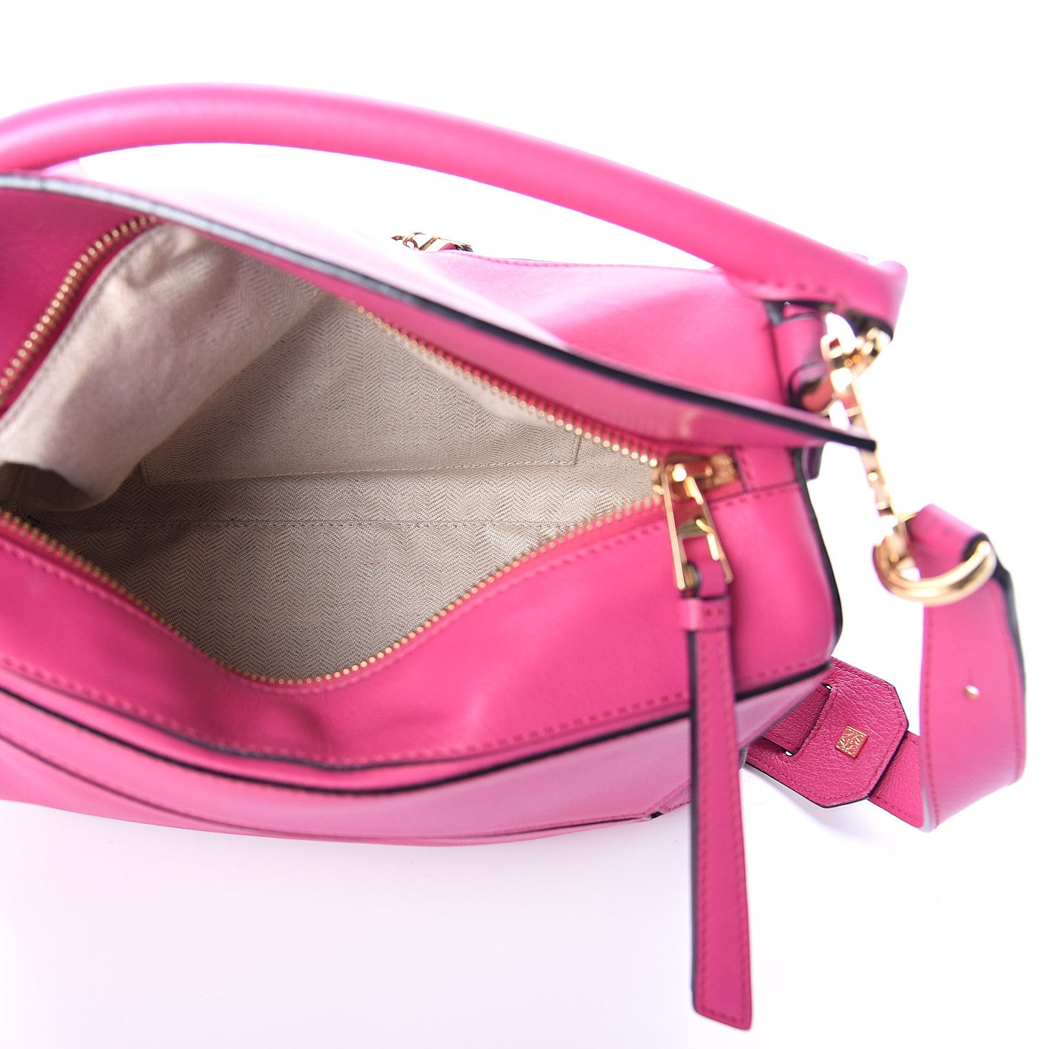 Loewe Calfskin Small Puzzle Bag Fuchsia 4 of 8