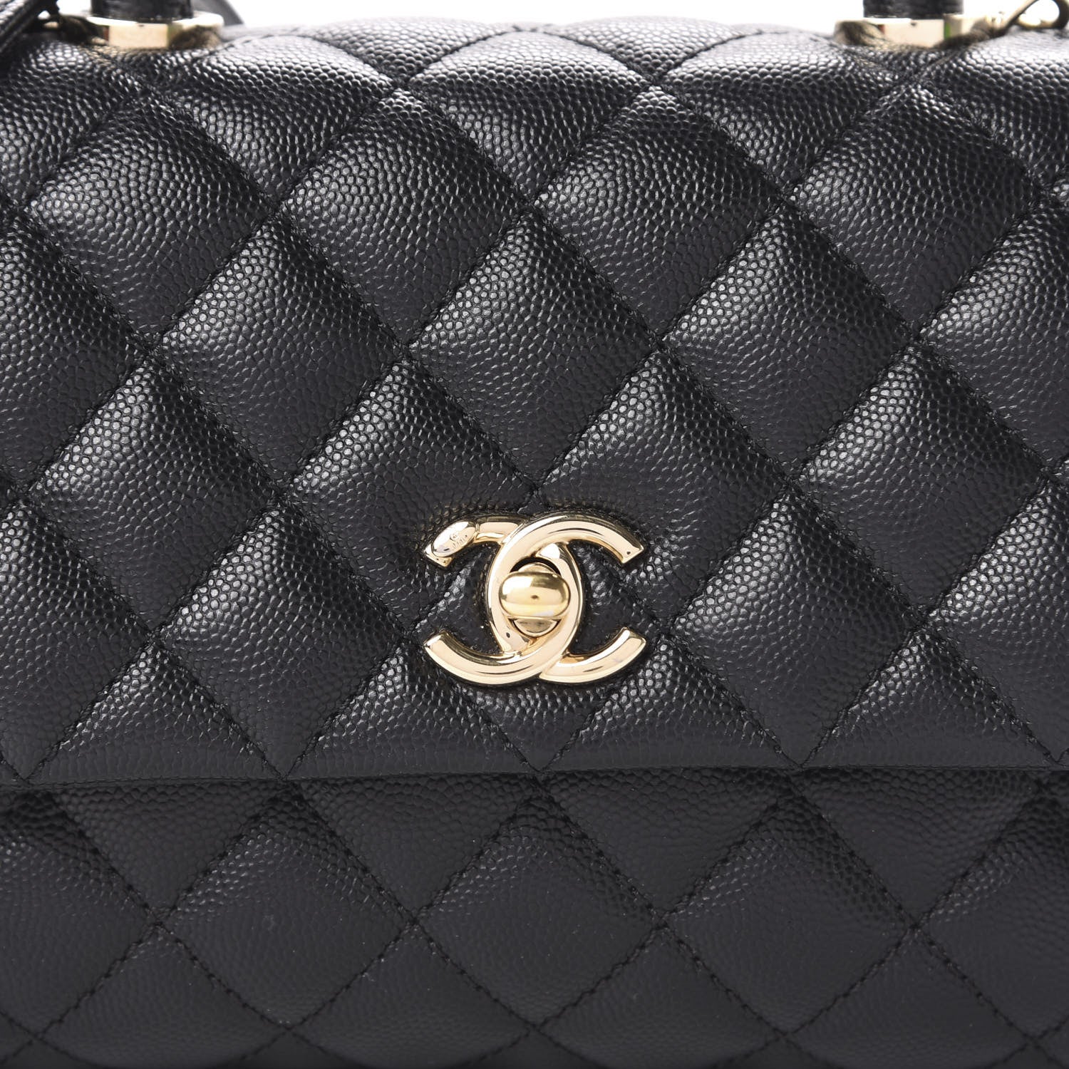 Chanel Caviar Quilted Mini Coco Handle Flap Black 10 of 11