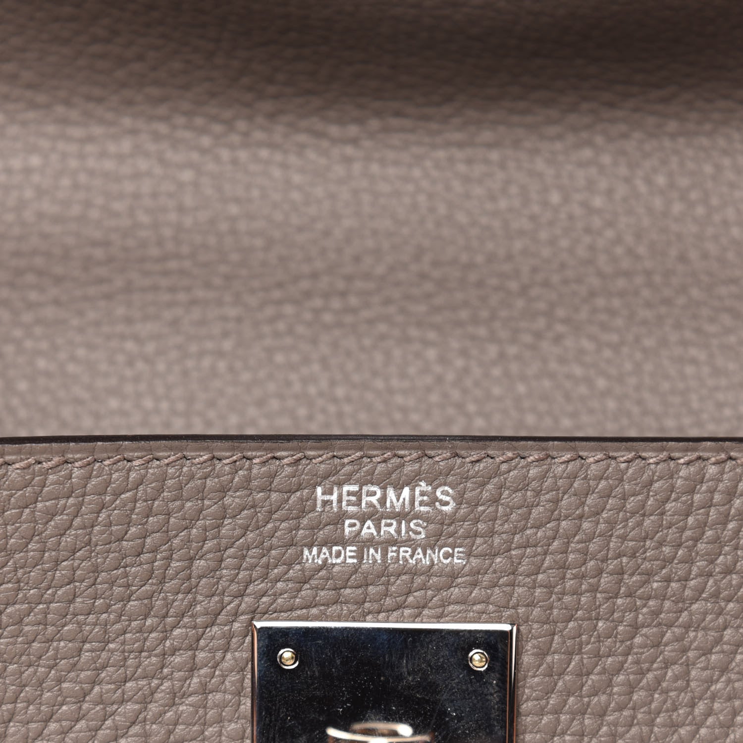 Hermes Togo Kelly Retourne 32 Etain 8 of 13