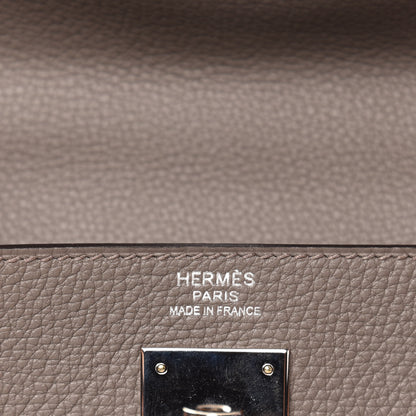 Hermes Togo Kelly Retourne 32 Etain 8 of 13