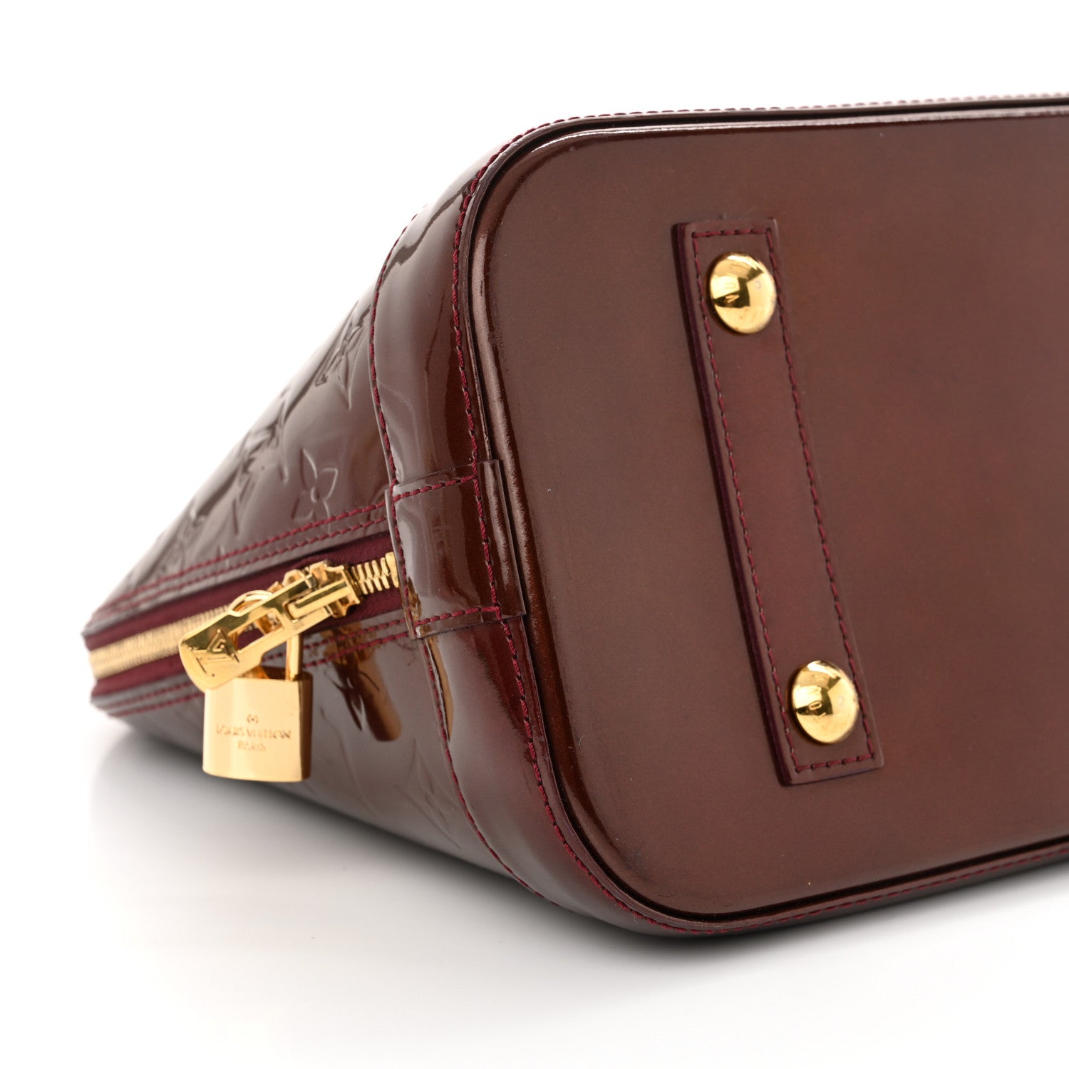 Louis Vuitton Vernis Alma PM Rouge Fauviste 9 of 11