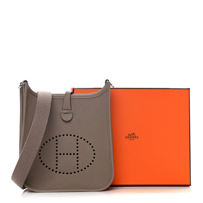 Hermes Taurillon Maurice Evelyne TPM Gris Asphalte 10 of 10