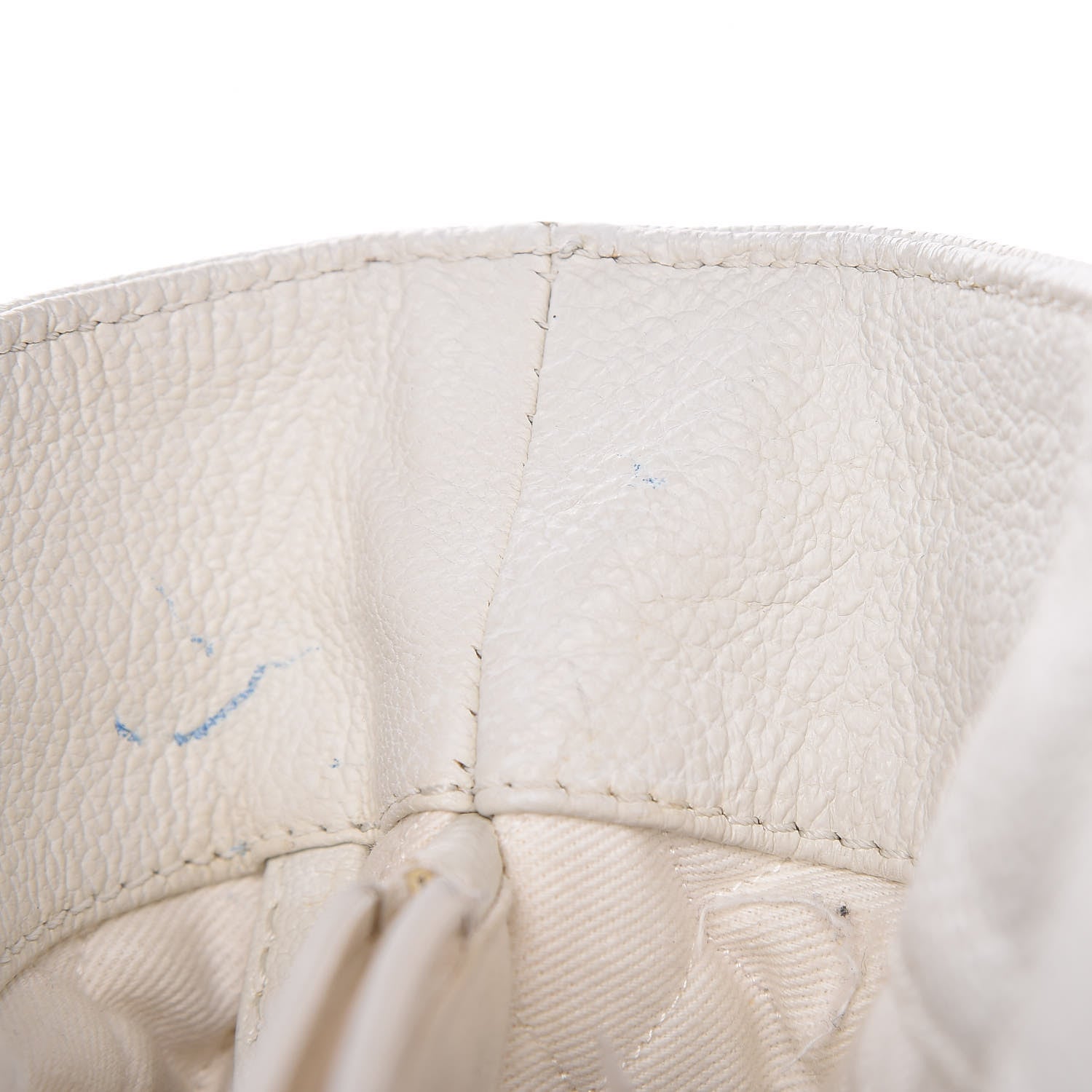 Chanel Goatskin Perforated Large CC Tote White 10 of 29