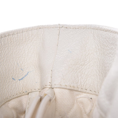Chanel Goatskin Perforated Large CC Tote White 10 of 29