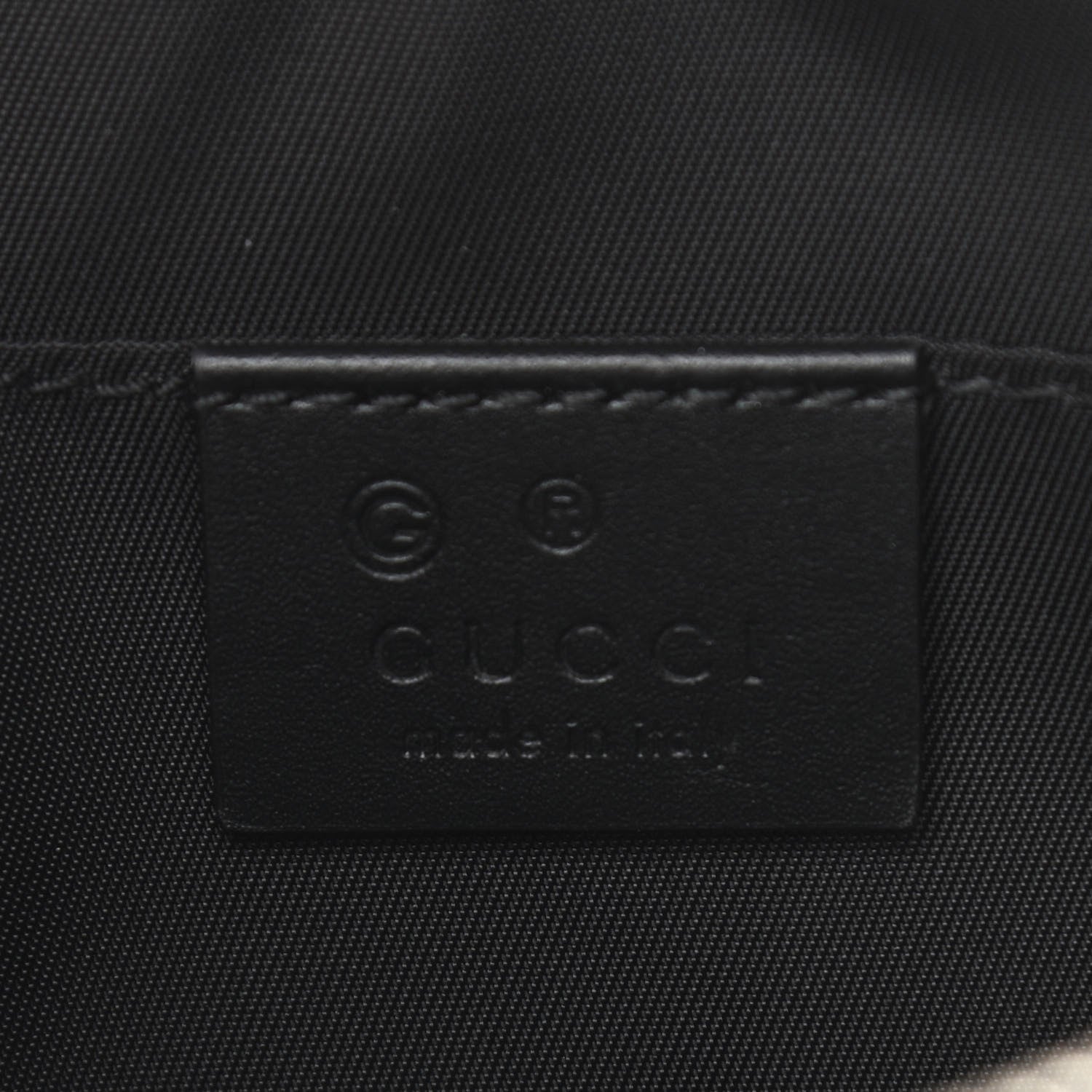 Gucci Canvas Web Slim Belt Bag Black 6 of 10