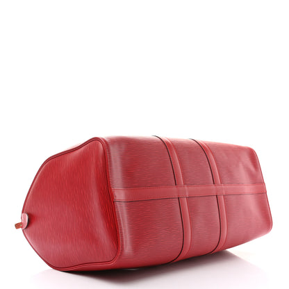 Louis Vuitton Epi Keepall 45 Castillan Red 3 of 10