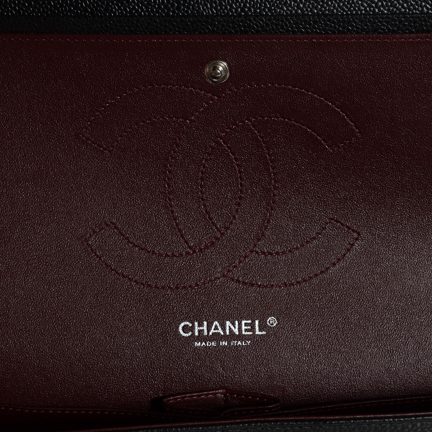 Chanel Caviar Quilted Jumbo Double Flap Black 7 of 8