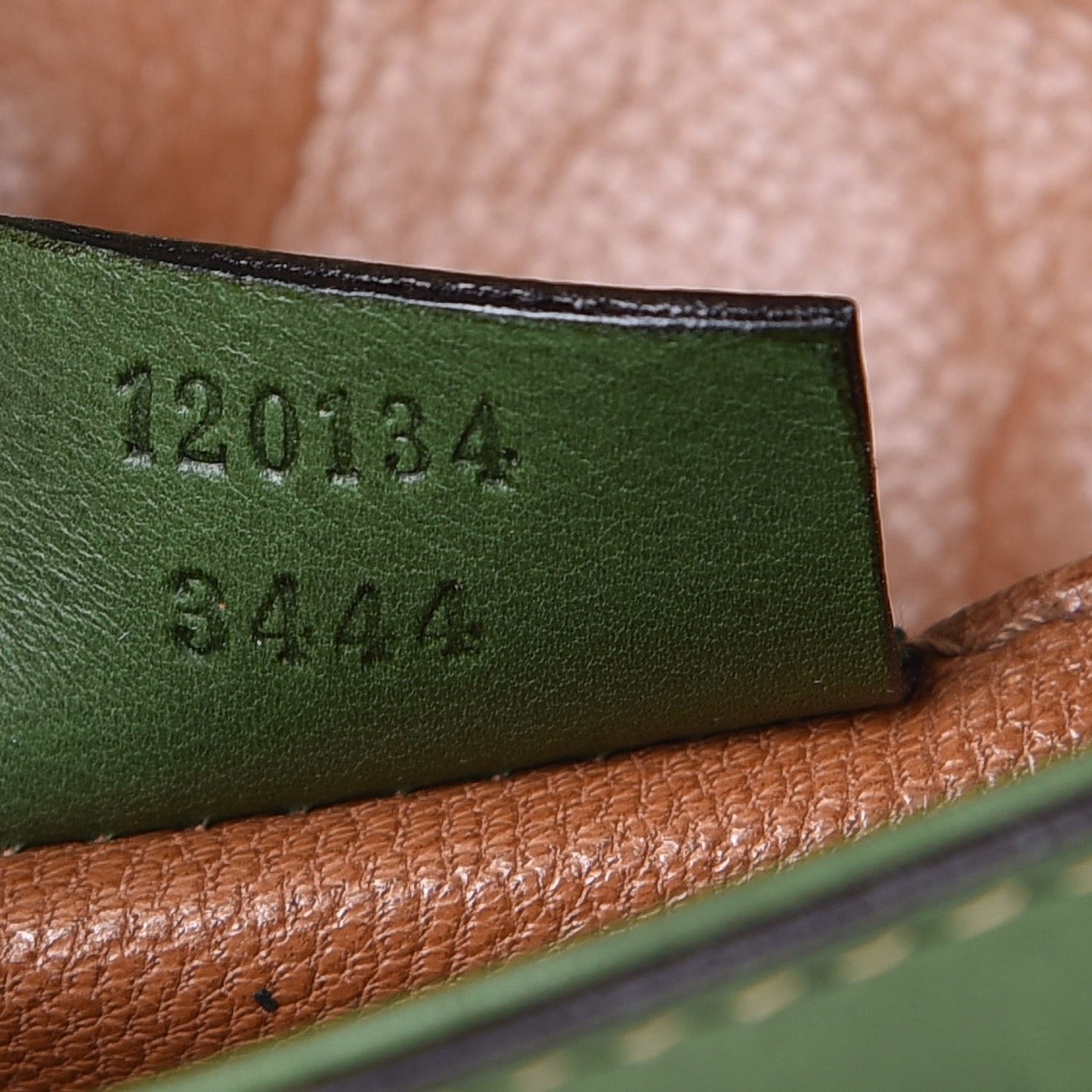 Calfskin Horsebit Chain Clutch Green
