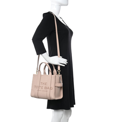 Marc Jacobs Grained Calfskin Small The Tote Bag Rose Dust 2 of 11