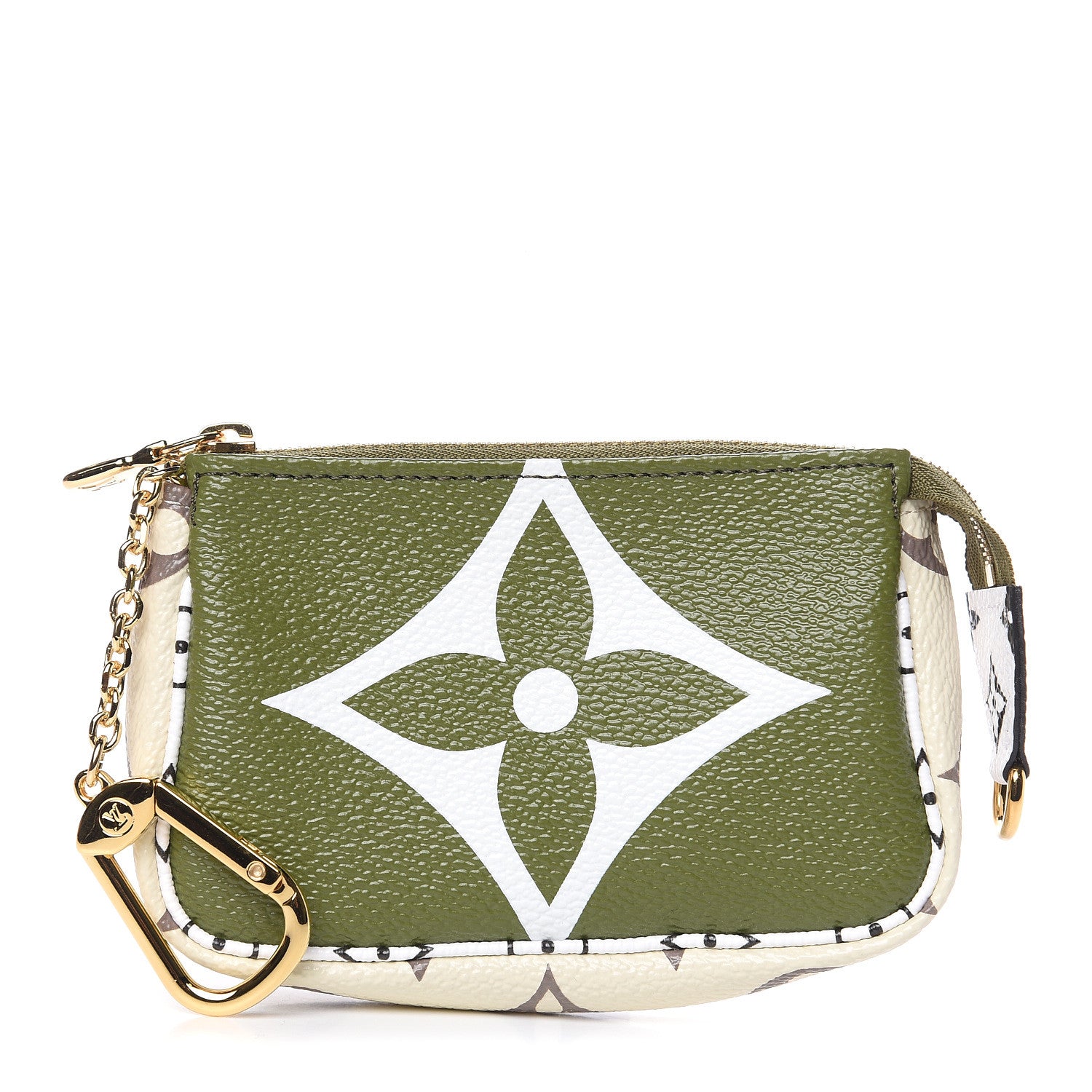 Louis Vuitton Monogram Giant Micro Pochette Accessories Kaki White 1 of 8