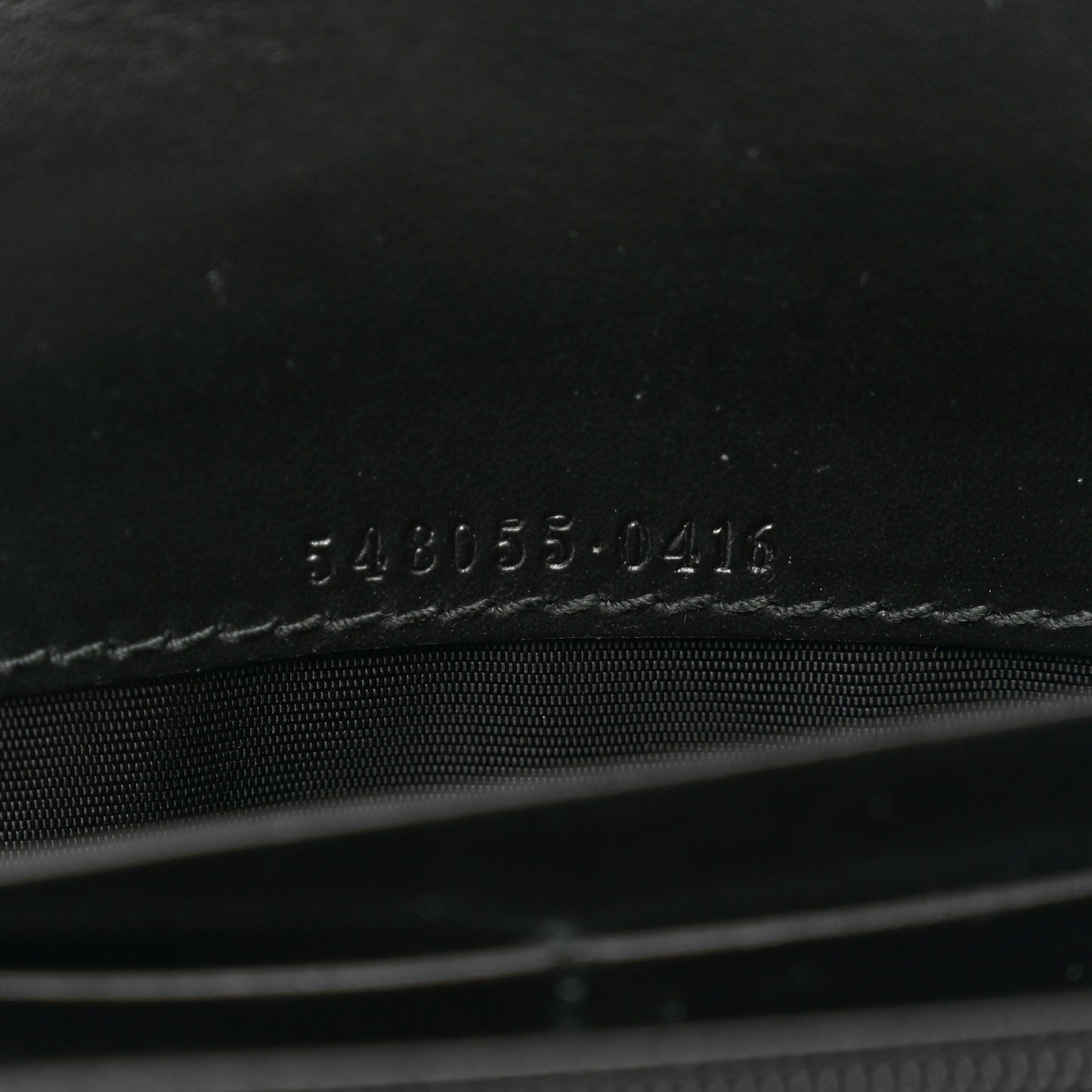 Guccissima Signature Crystal Cat Flap Wallet Black