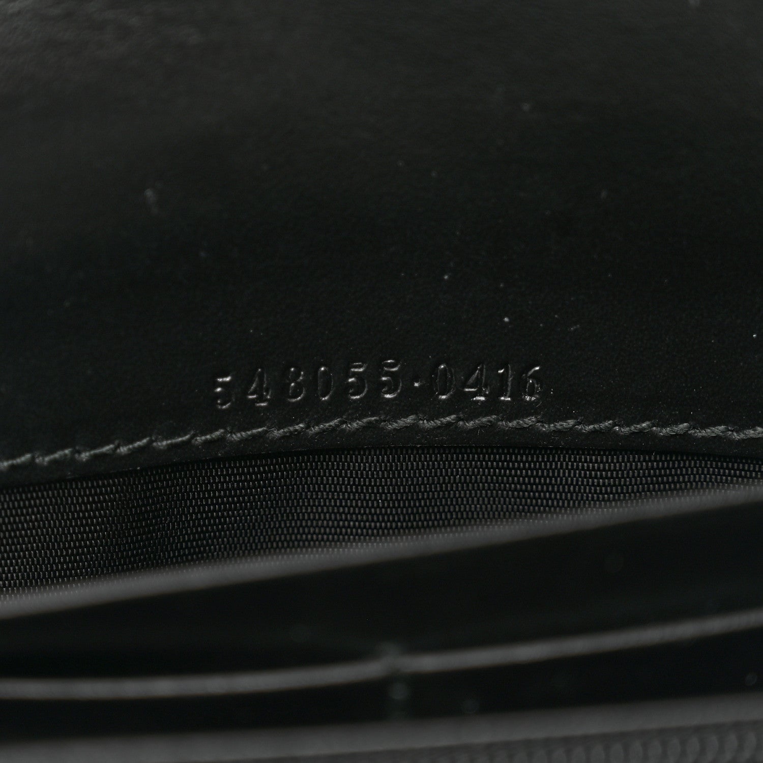 Gucci Guccissima Signature Crystal Cat Flap Wallet Black 6 of 8