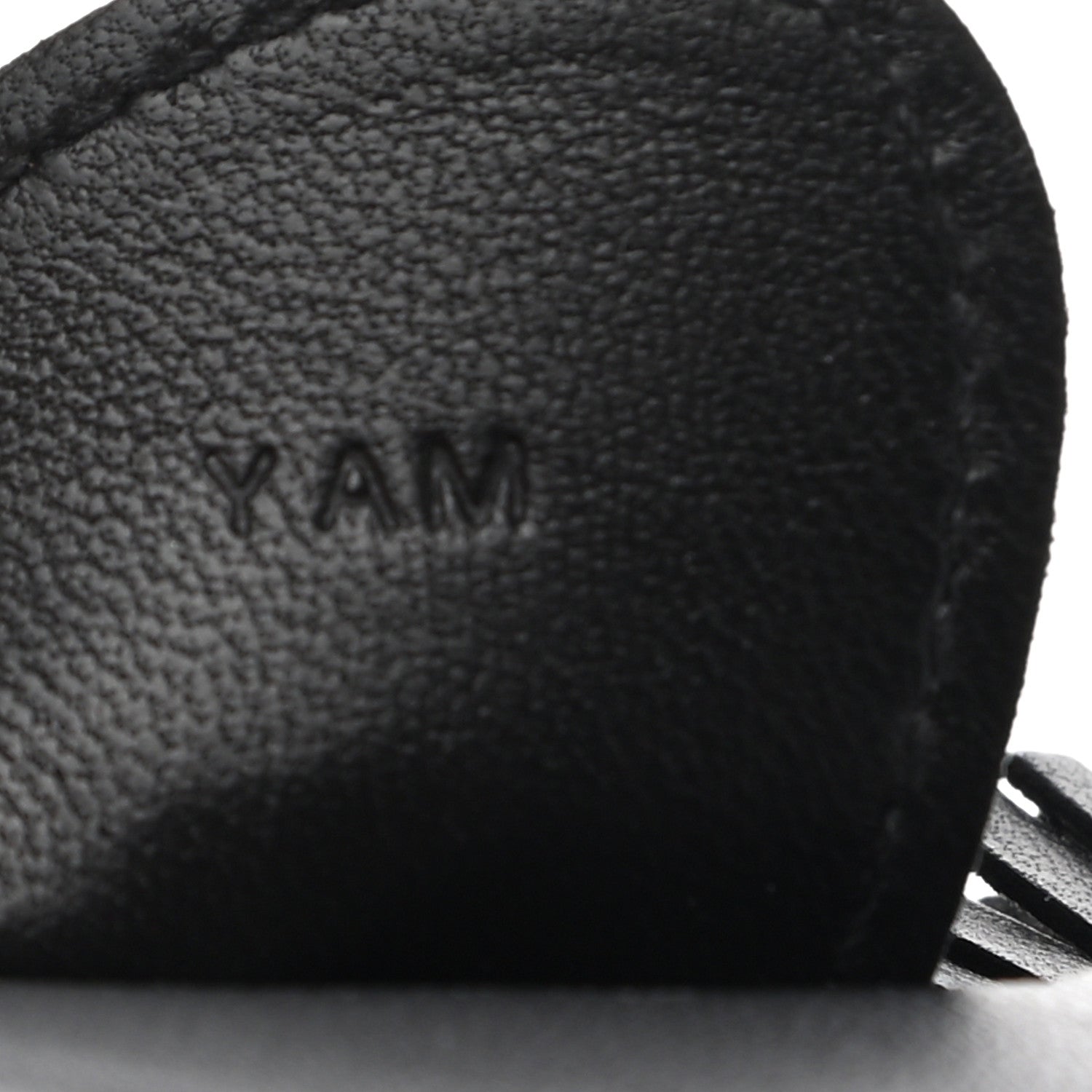 Hermes Milo Lambskin Matte Alligator Touch Grigri Rodeo Horse Bag Charm MM So Black 3 of 5
