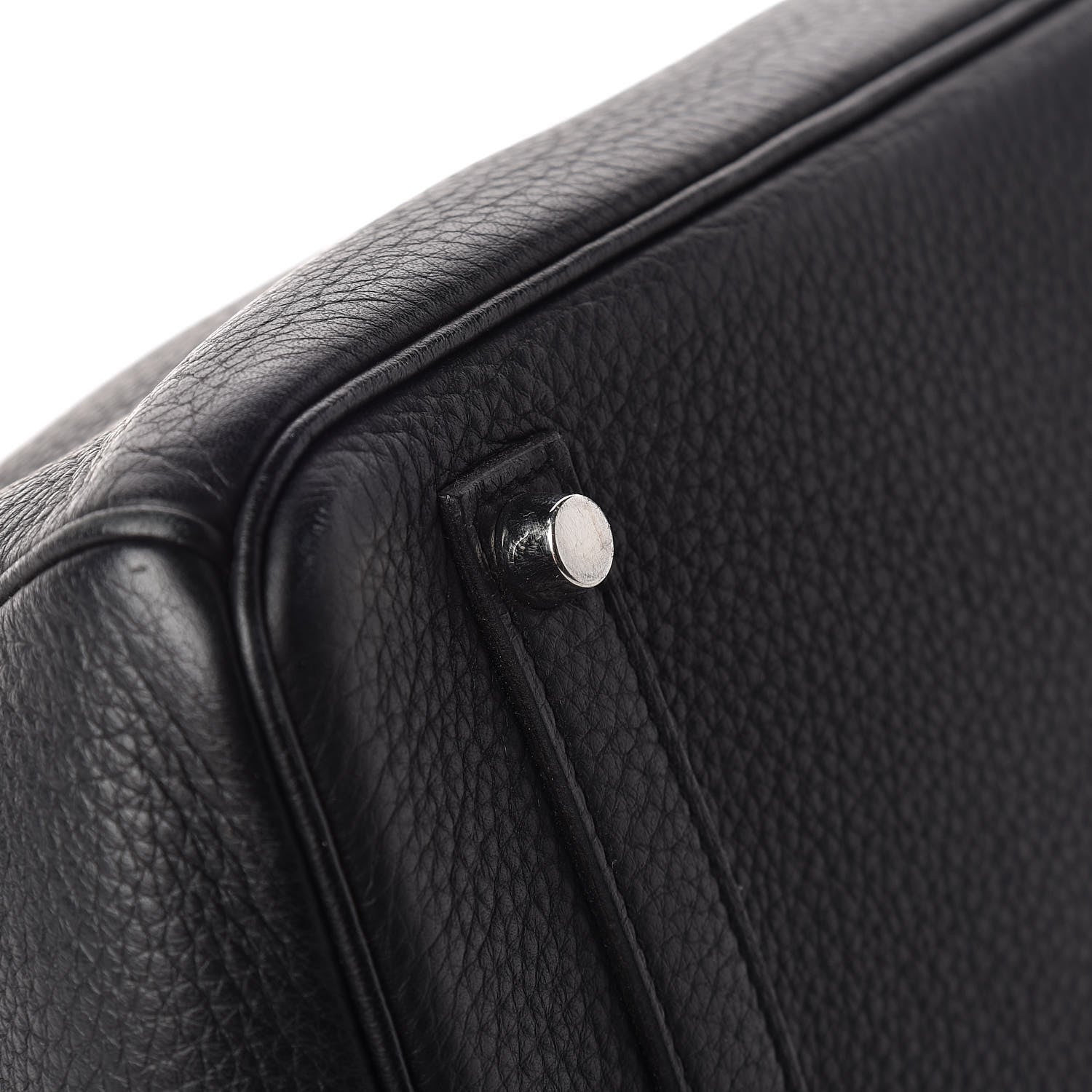Hermes Taurillon Clemence Birkin 35 Black 7 of 37