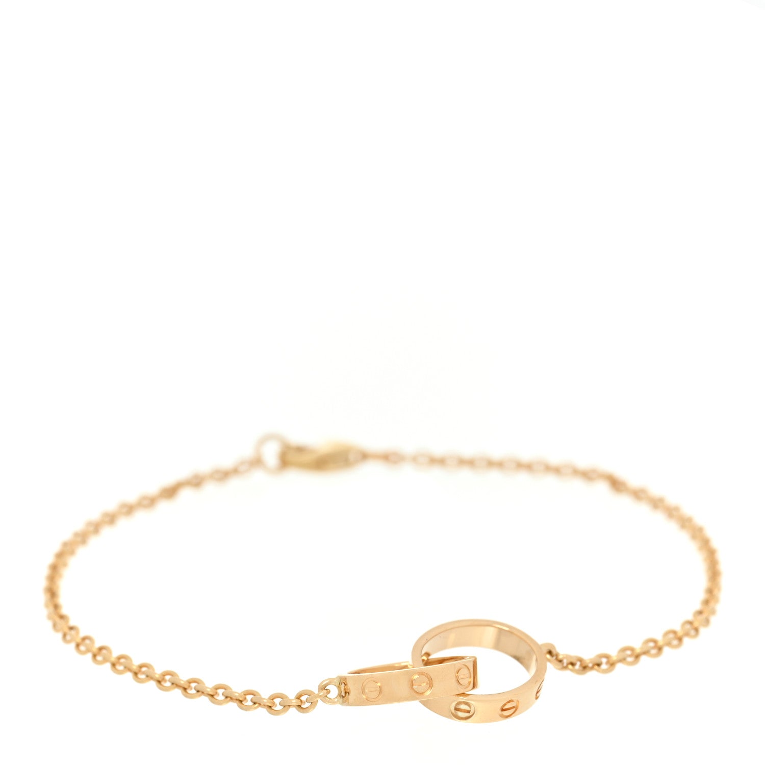 Cartier 18K Yellow Gold Interlocking LOVE Bracelet 1 of 5