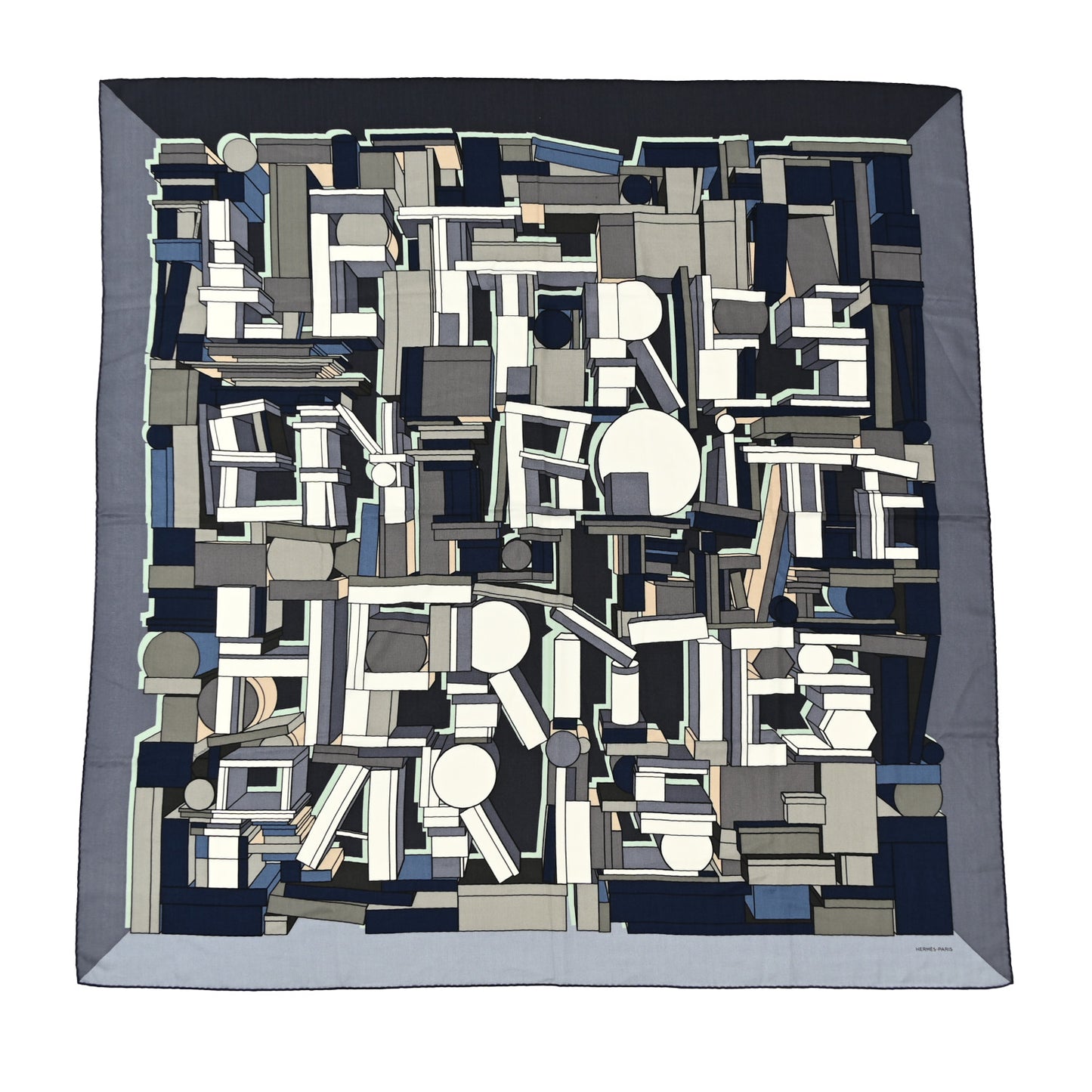Cashmere Silk Lettres en Boite Scarf 140