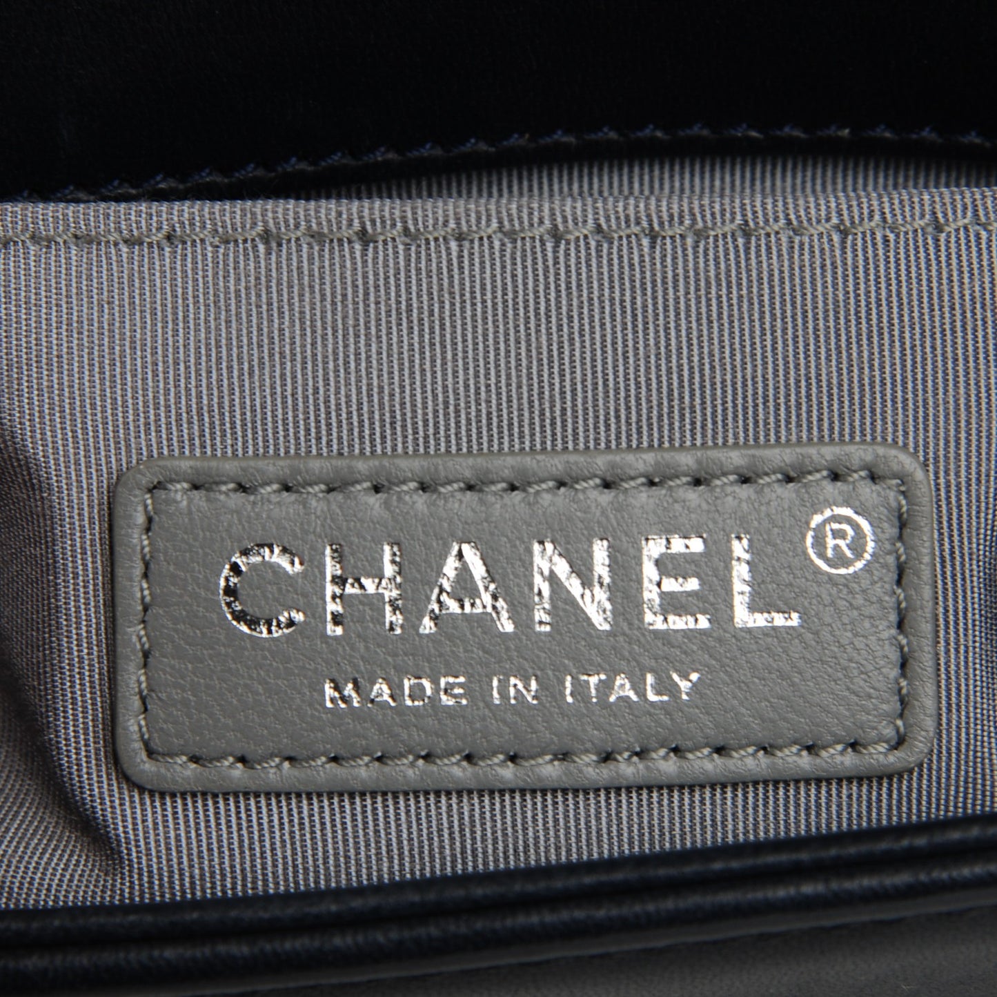 Velvet Quilted Mini Boy Flap Navy