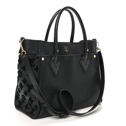 Louis Vuitton Calfskin Monogram Tufting On My Side Black 3 of 9