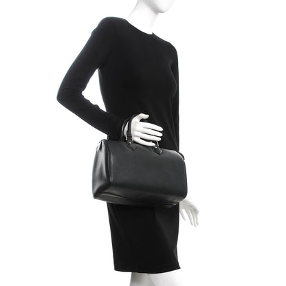 Louis Vuitton Epi Speedy 25 Black 2 of 17