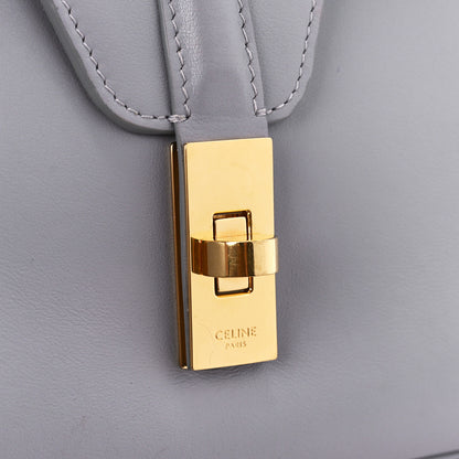 Celine Smooth Calfskin Teen Soft 16 Shoulder Bag Light Grey 9 of 15
