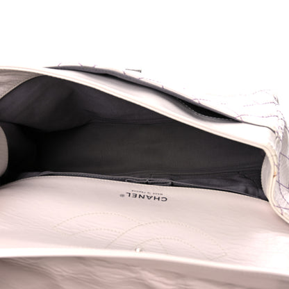 Chanel Calfskin Quilted Surpique 2.55 Reissue Flap White 5 of 16