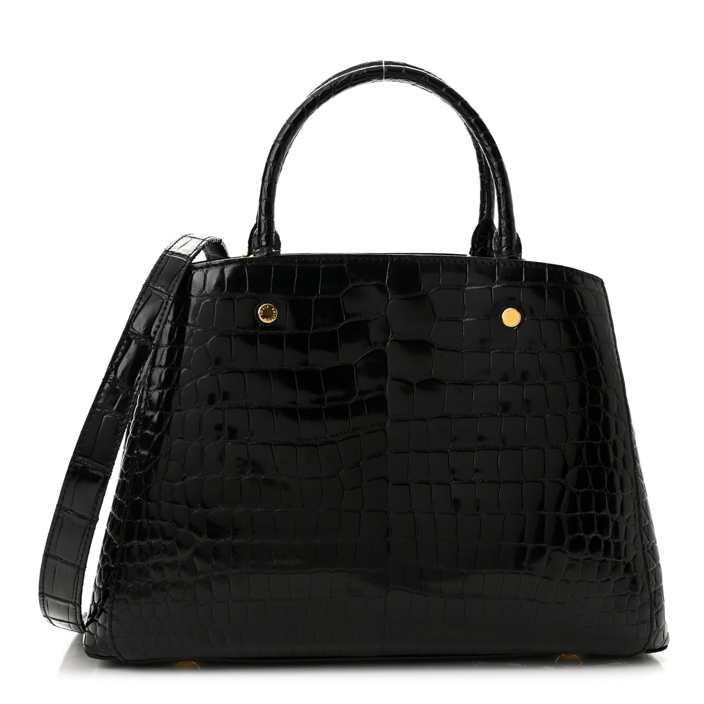 Crocodile Brilliant Montaigne MM Black