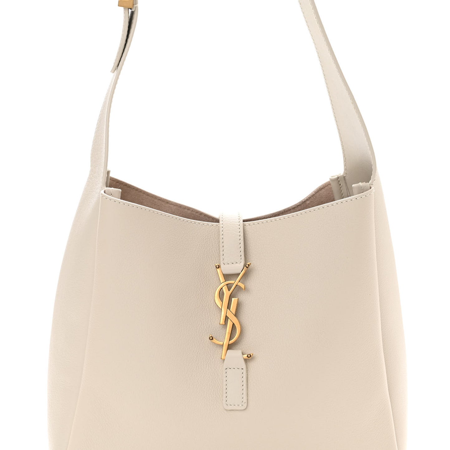 Smooth Calfskin Small Le 5 A 7 Soft Hobo Blanc Vintage