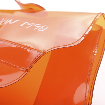 Hermes Vinyl Souvenir De L'Exposition Kelly Orange 9 of 10