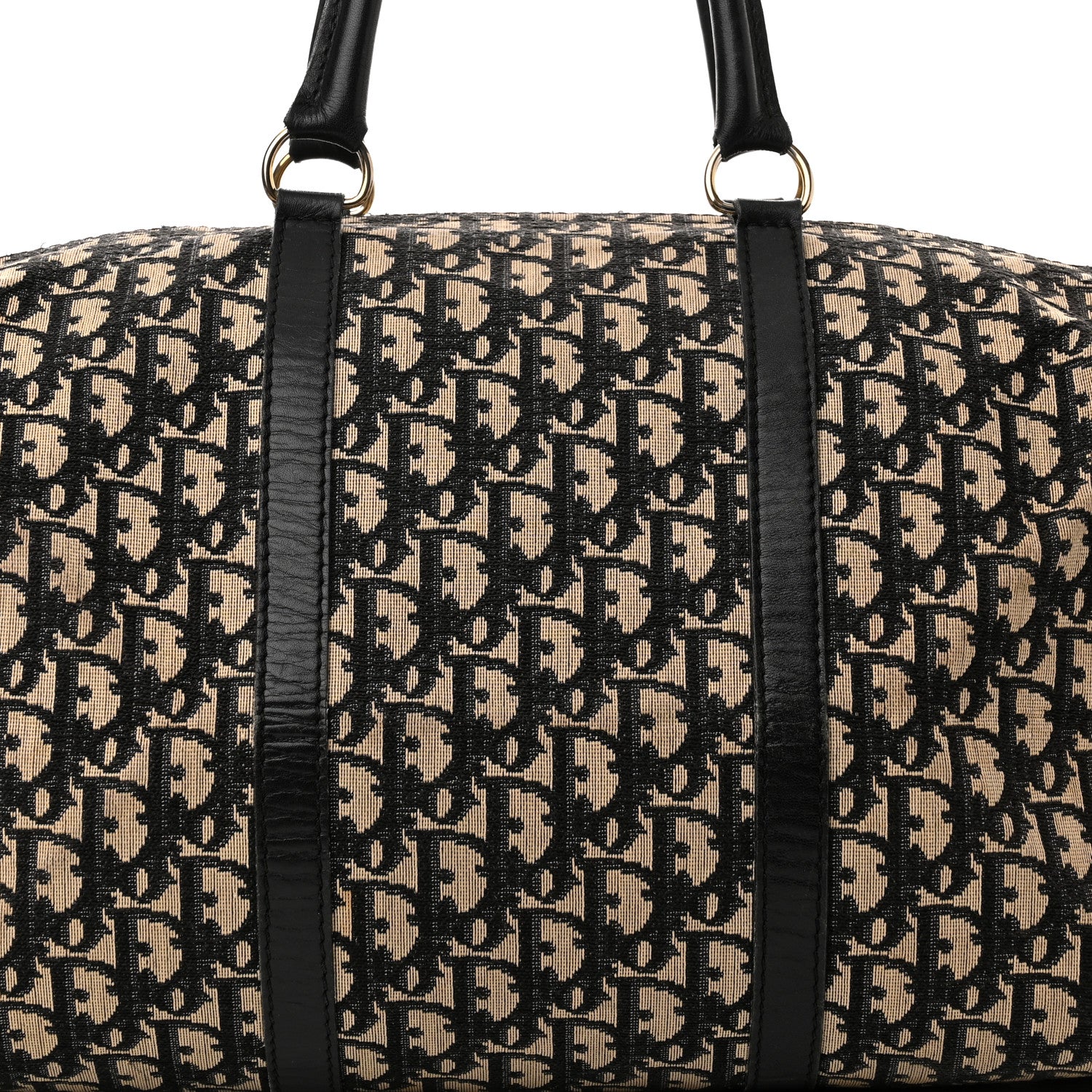 Christian Dior Monogram Duffle Black 6 of 13