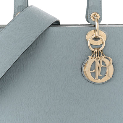 Christian Dior Grained Calfskin Large Lady Dior Sky Blue 8 of 11